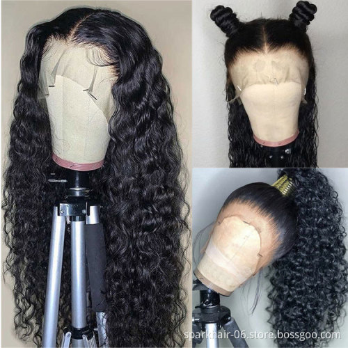 Natural Virgin Remy Lace Front Wig Human Hair Wigs, SPARK 100%Virgin Wigs Human Hair Lace Front,40 Inches Wigs For Black Women